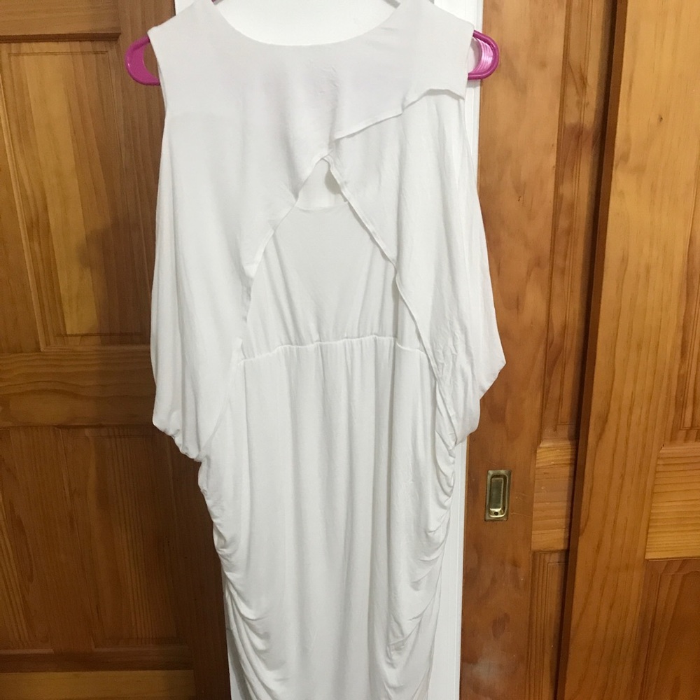 Spring/summer casual event dress in white - Picture 2 of 2